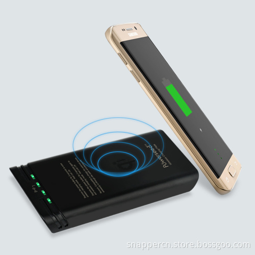 2017 dual usb oem logo high quality wireless power bank 20000mah
